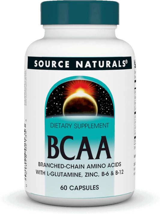 Source Naturals BCAA Capsules - Supports Muscular Systems - 60 Count