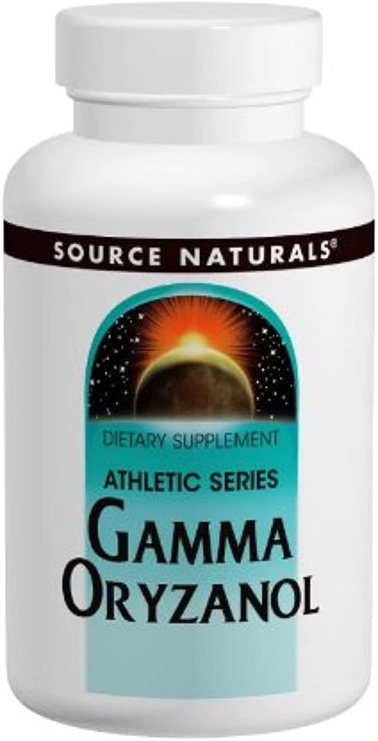 Source Naturals Gamma Oryzanol Supplement 60 Mg - 100 Tablets for Heart Health and Muscle Support