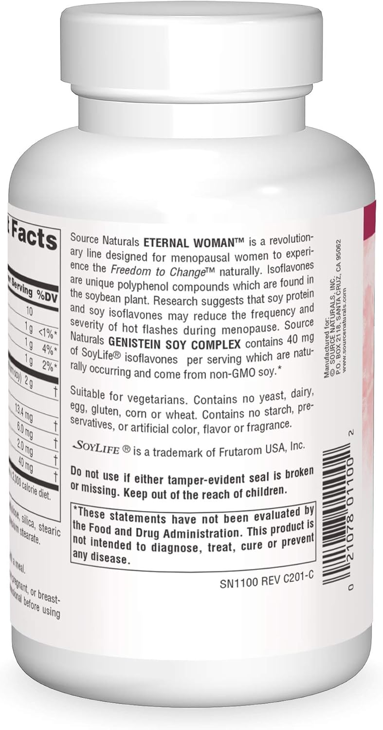Source Naturals Genistein 1000 Mg for Women - 120 Tablets