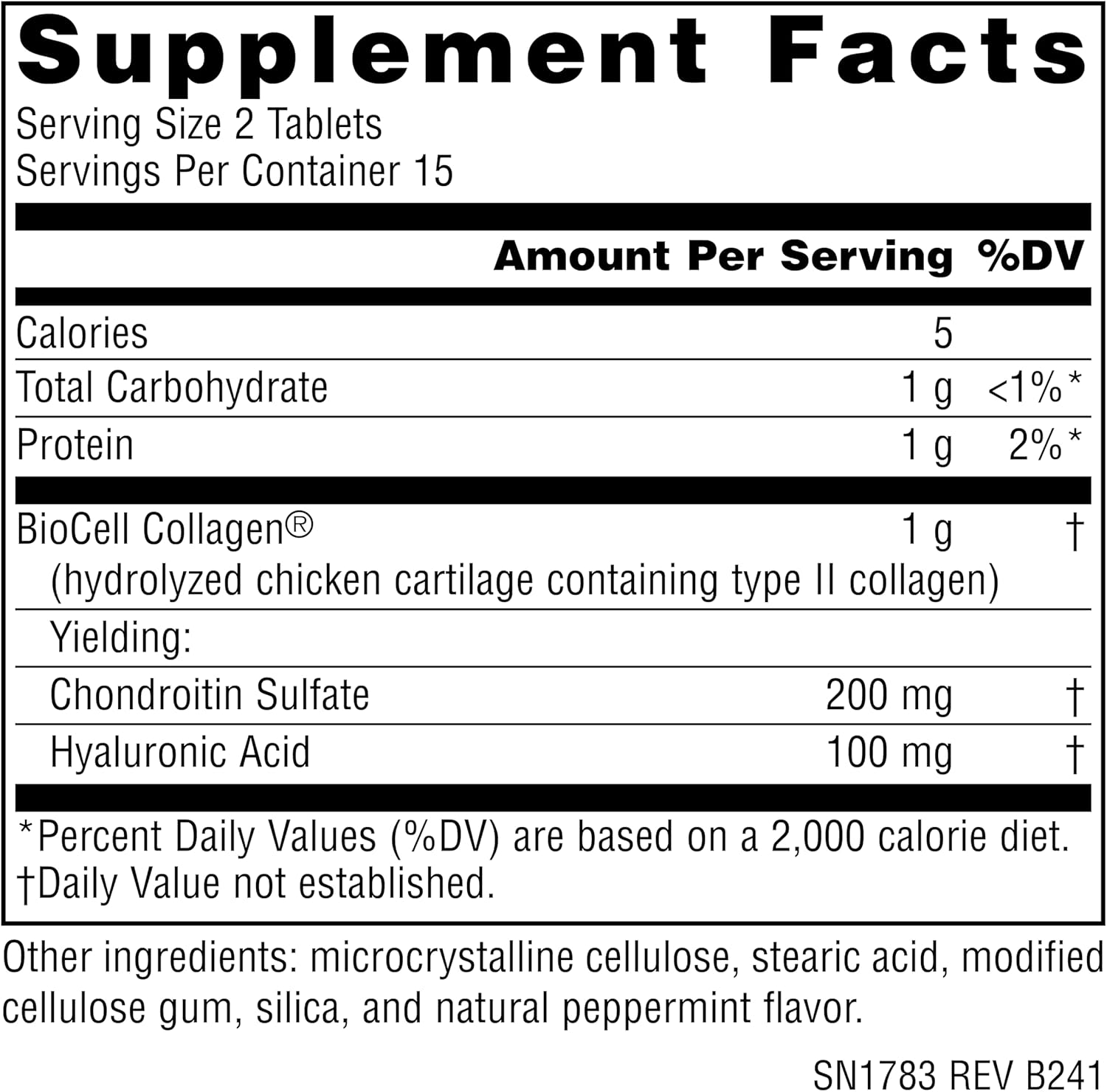 Source Naturals Hyaluronic Acid 50mg Tablets - 30 Count Bottle