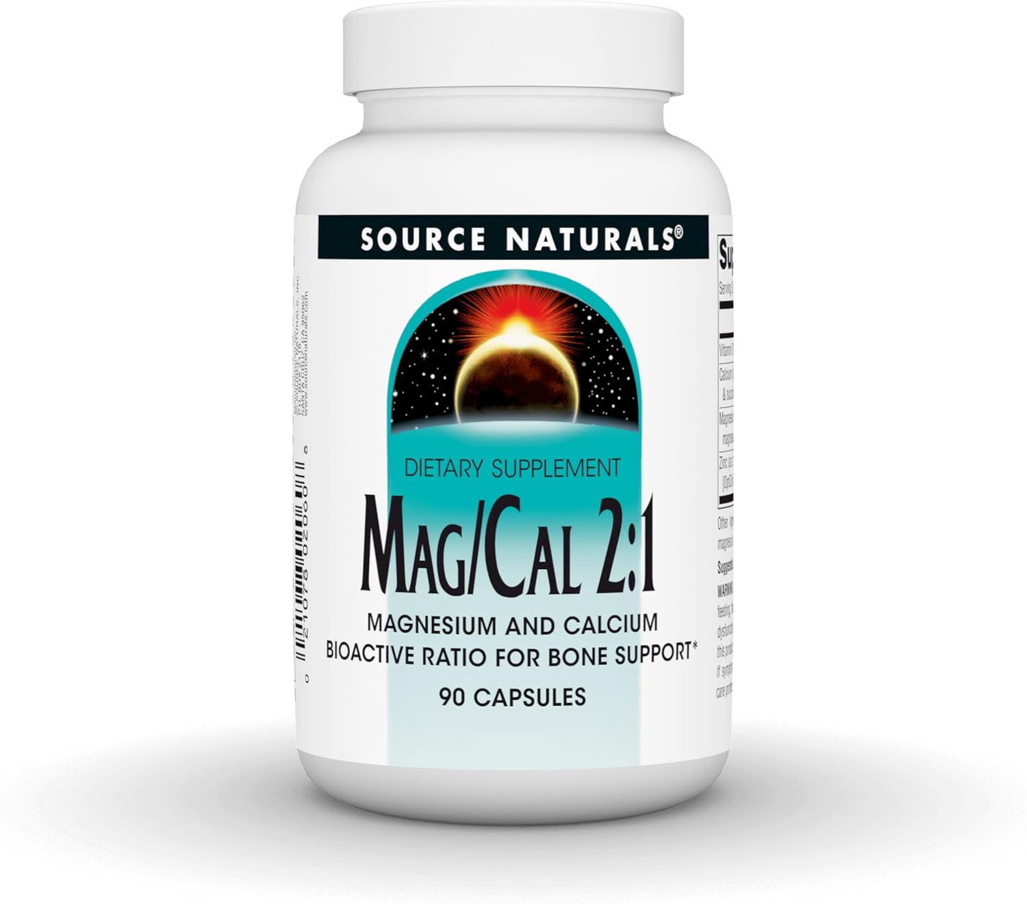 Source Naturals Mag/Cal 2:1 Supplement - 90 Capsules, Magnesium and Calcium Formula