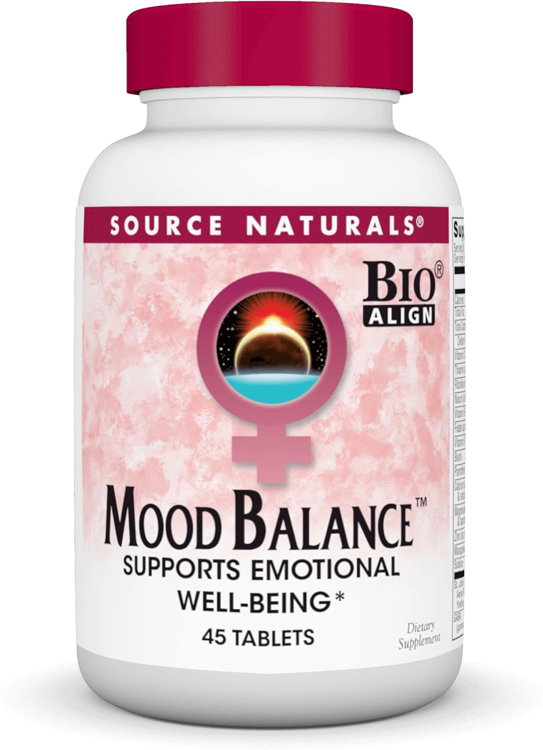 Source Naturals Mood Balance Tablets - Promotes Emotional Well-Being - 45 Count