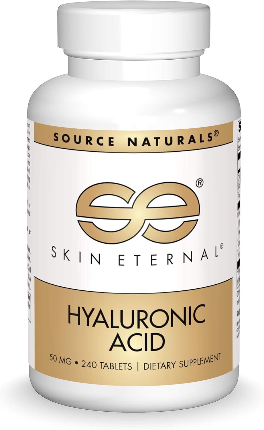 Source Naturals Skin Eternal Hyaluronic Acid Tablets - 240 Count, 50 mg