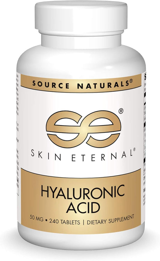 Source Naturals Skin Eternal Hyaluronic Acid Tablets - 240 Count, 50 mg