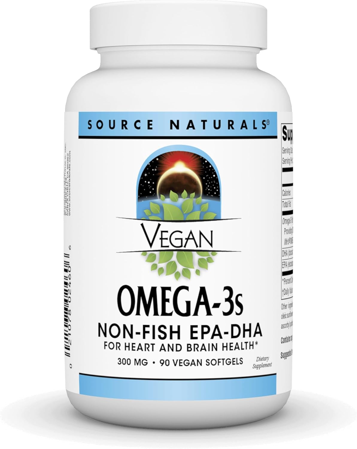 Source Naturals Vegan Omega-3 EPA-DHA 300mg Softgels - 90 Count