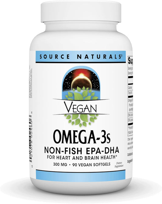 Source Naturals Vegan Omega-3 EPA-DHA 300mg Softgels - 90 Count