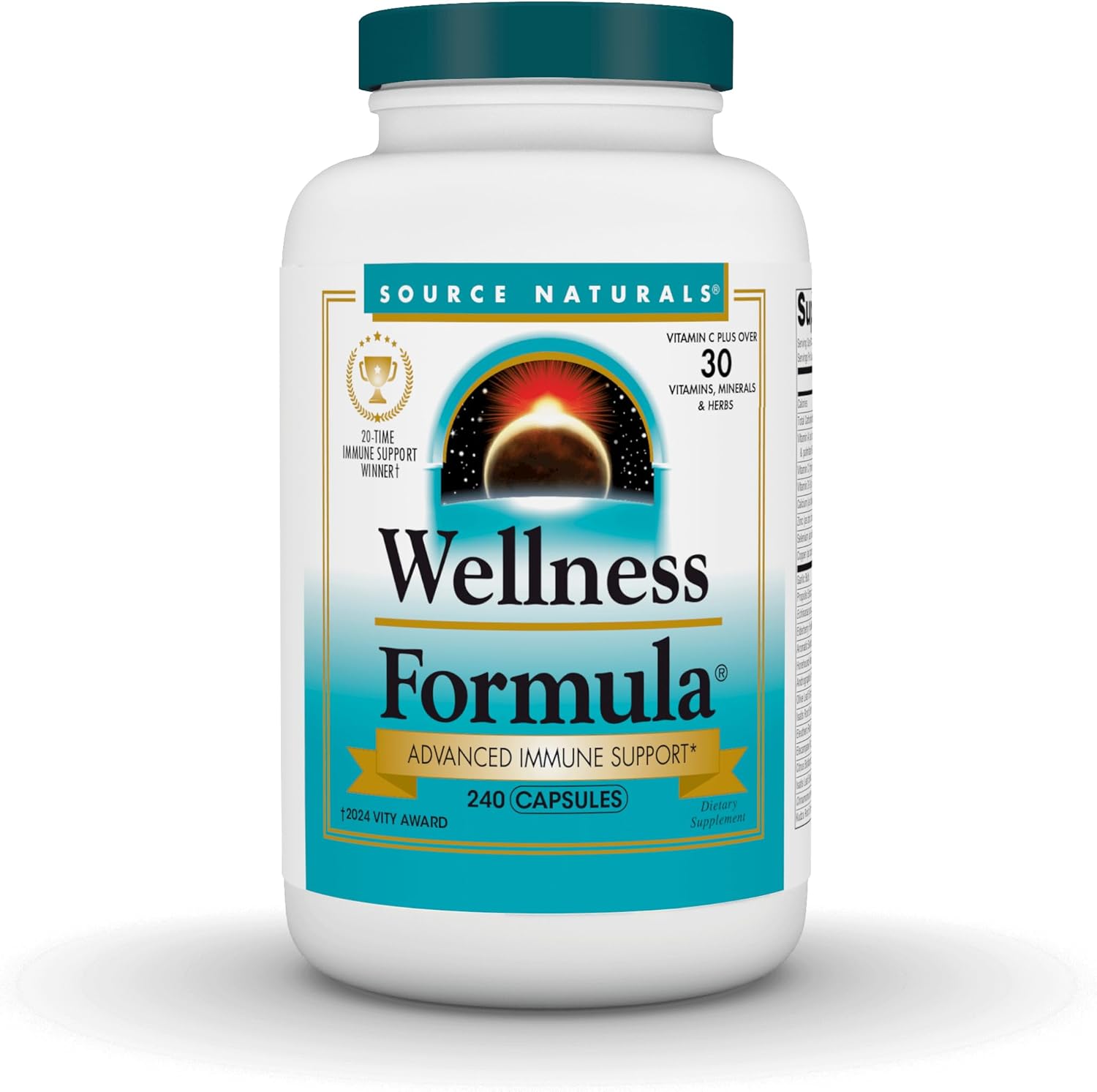 Source Naturals Wellness Formula Immune Support Dietary Supplement - 240 Capsules