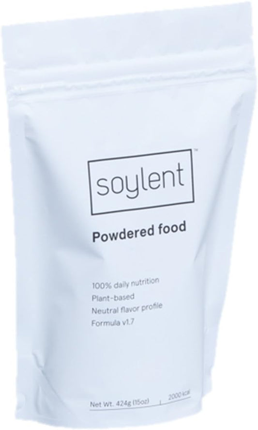 Soylent Nutrition Meal Replacement Powder, 1 Day Supply (5 Meals), 435g - Complete Daily Nutrition Shake