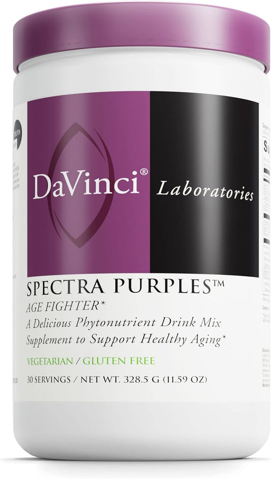 Spectra Purples Powder Supplement - Antioxidant Blend for Healthy Aging - Boosts Brain & Immune Health - 30 Servings