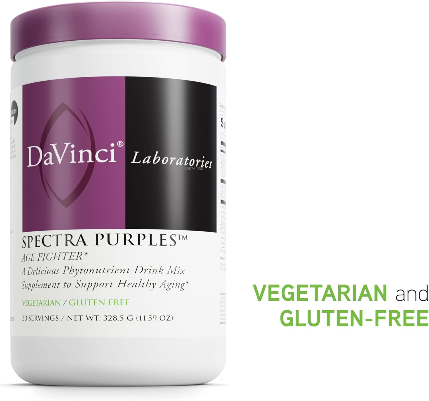 Spectra Purples Powder Supplement - Antioxidant Blend for Healthy Aging - Boosts Brain & Immune Health - 30 Servings