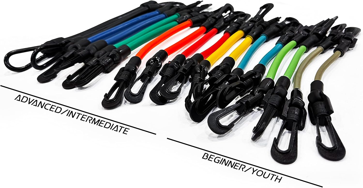 Speed and Strength Leg Resistance Bands Set with Digital Training Programs | Kbands Training Kbands for Athletes - Youth to Advanced Sizes