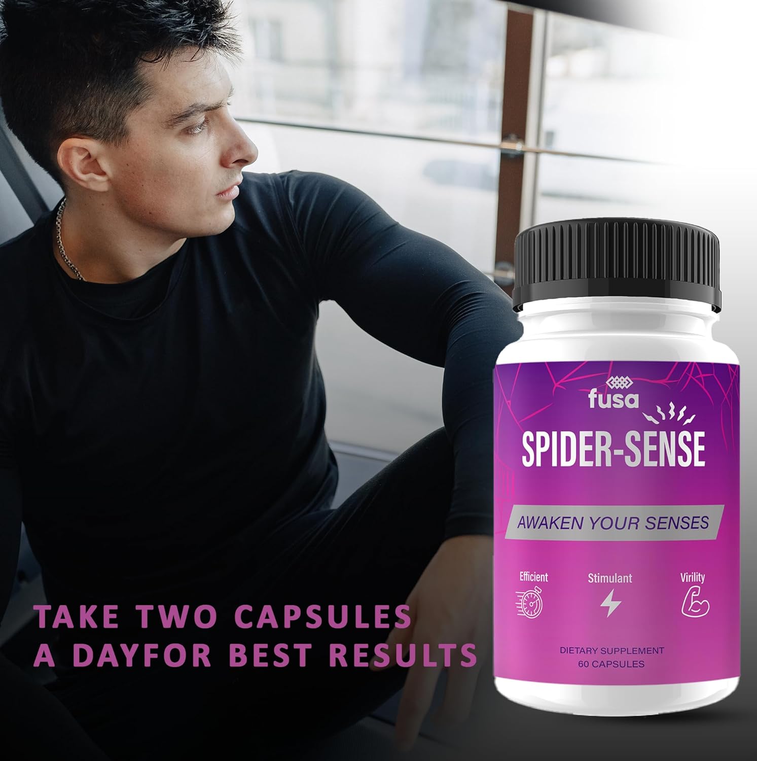 Spider-Sense Max Supplement - Advanced Support Multivitamin Formula for Overall Health & Wellness