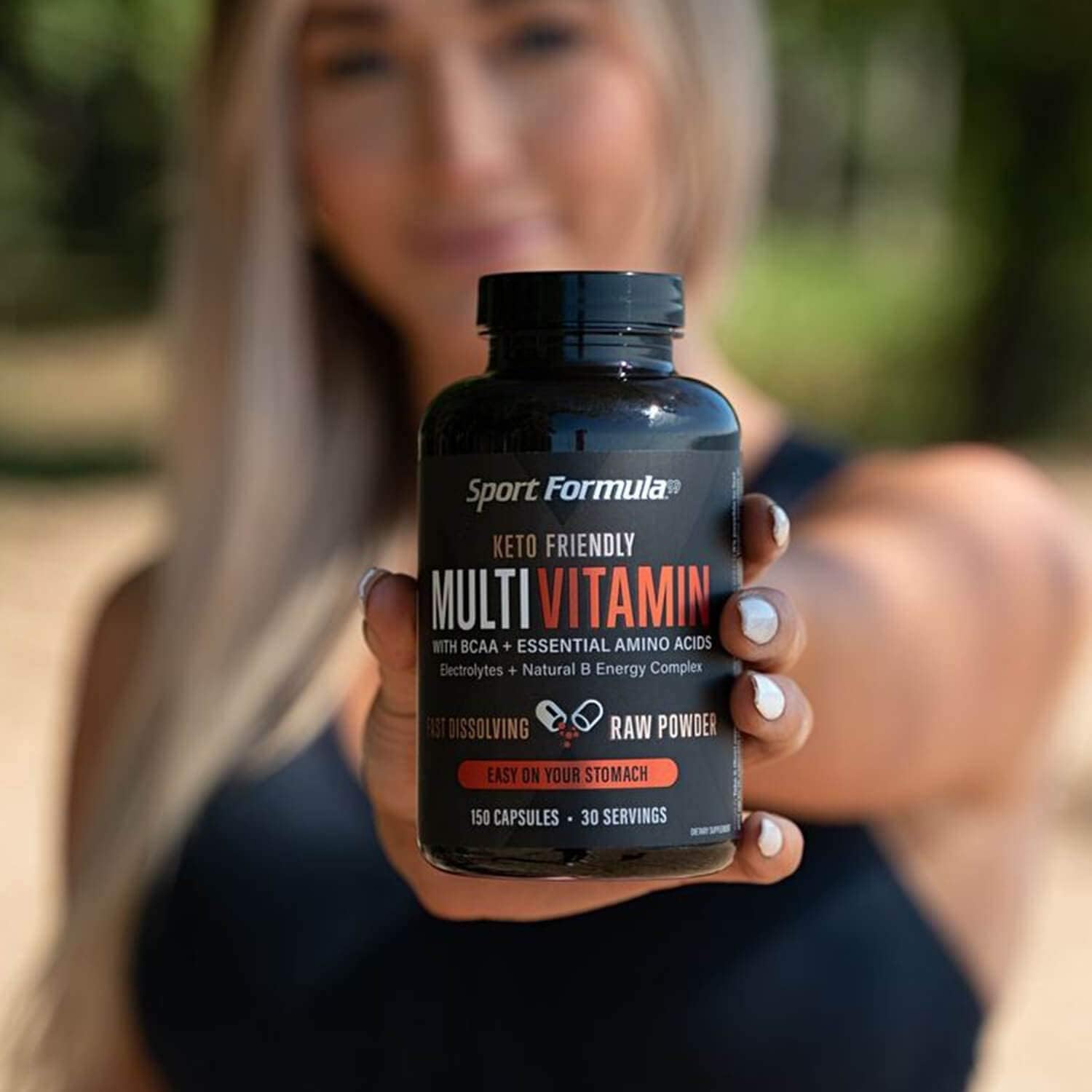 Sport Formula 99 Daily Keto Superfood Multivitamin Capsules for Men and Women - Gentle on Stomach, Natural Energy Boost, Anti Aging Immune Support