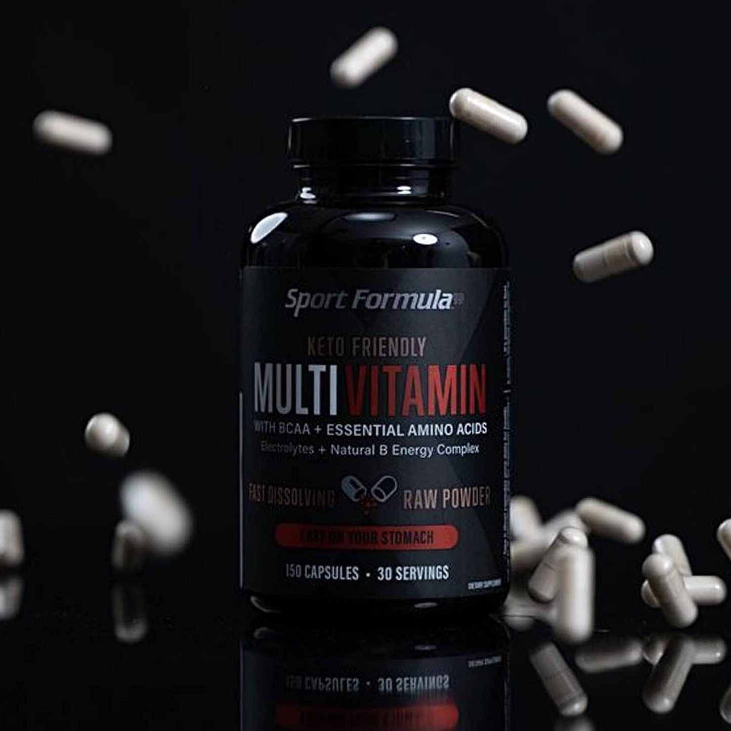 Sport Formula 99 Daily Keto Superfood Multivitamin Capsules for Men and Women - Gentle on Stomach, Natural Energy Boost, Anti Aging Immune Support
