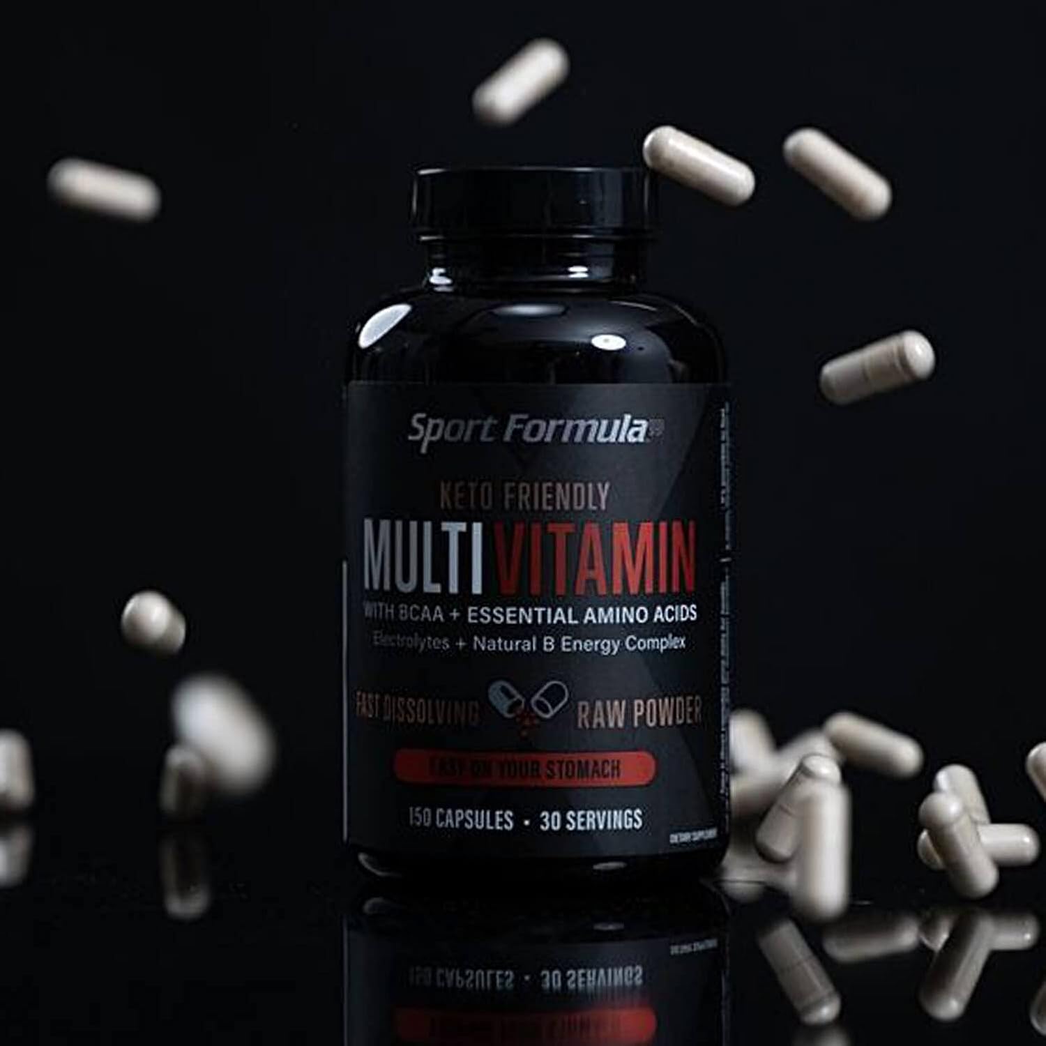 Sport Formula 99 Daily Keto Superfood Multivitamin Capsules for Men and Women - Gentle on Stomach, Natural Energy Boost, Anti Aging Immune Support