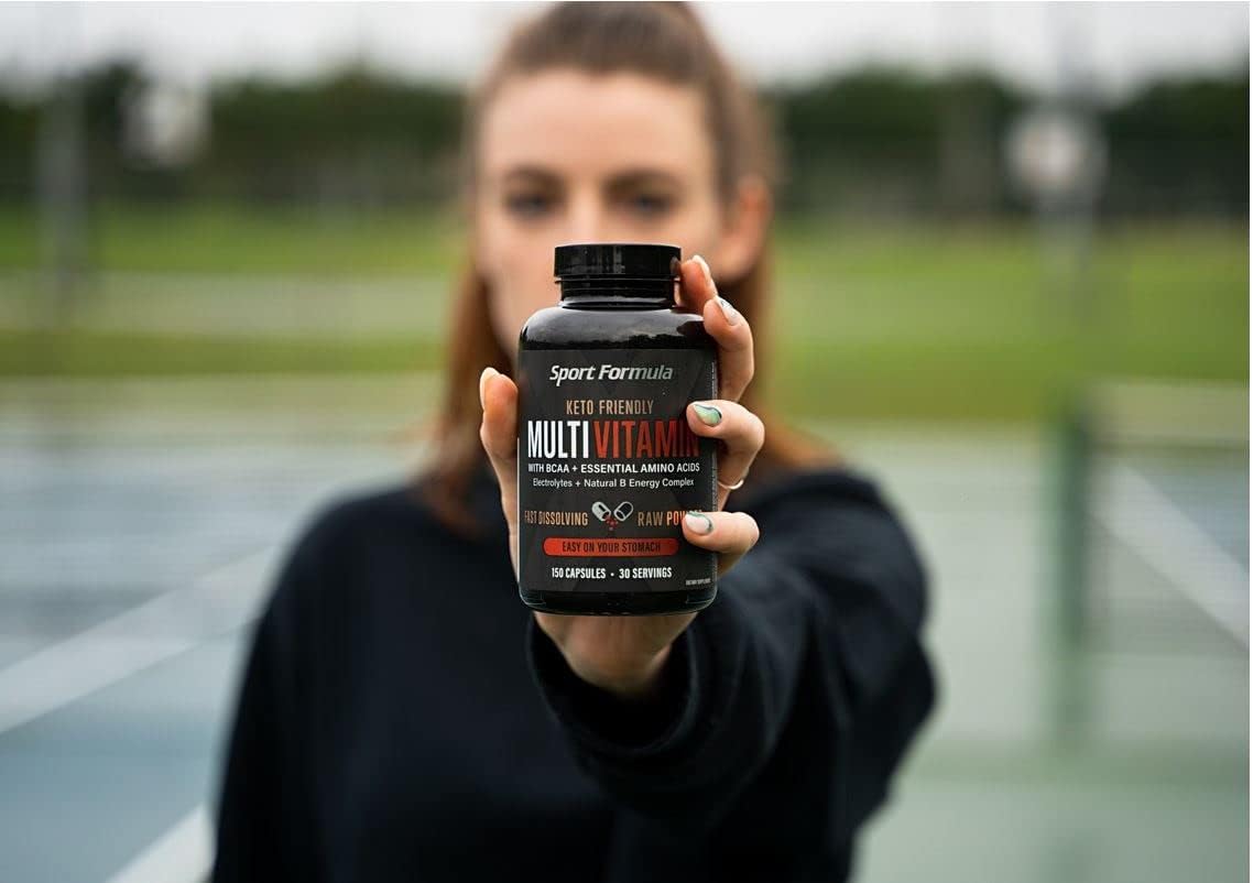 Sport Formula 99 Daily Keto Superfood Multivitamin Capsules for Men and Women - Gentle on Stomach, Natural Energy Boost, Anti Aging Immune Support
