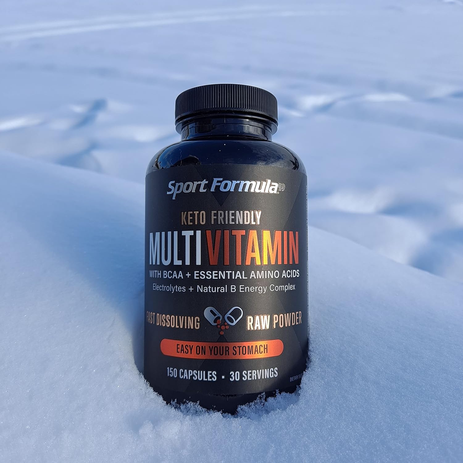 Sport Formula 99 Daily Keto Superfood Multivitamin Capsules for Men and Women - Gentle on Stomach, Natural Energy Boost, Anti Aging Immune Support