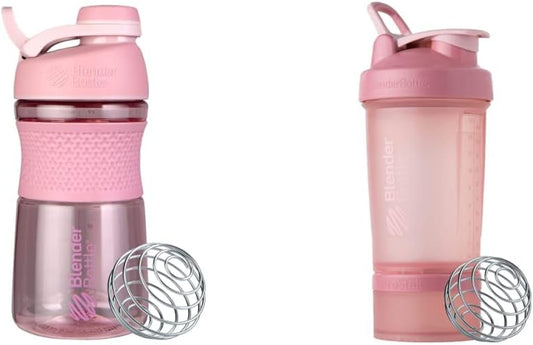 SportMixer Shaker Bottle with ProStak System - Ideal for Protein Shakes and Supplement Storage