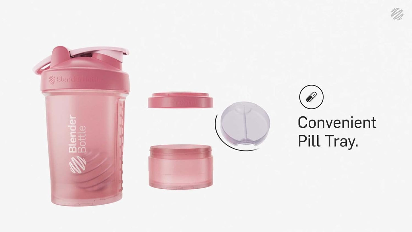 SportMixer Shaker Bottle with ProStak System - Ideal for Protein Shakes and Supplement Storage