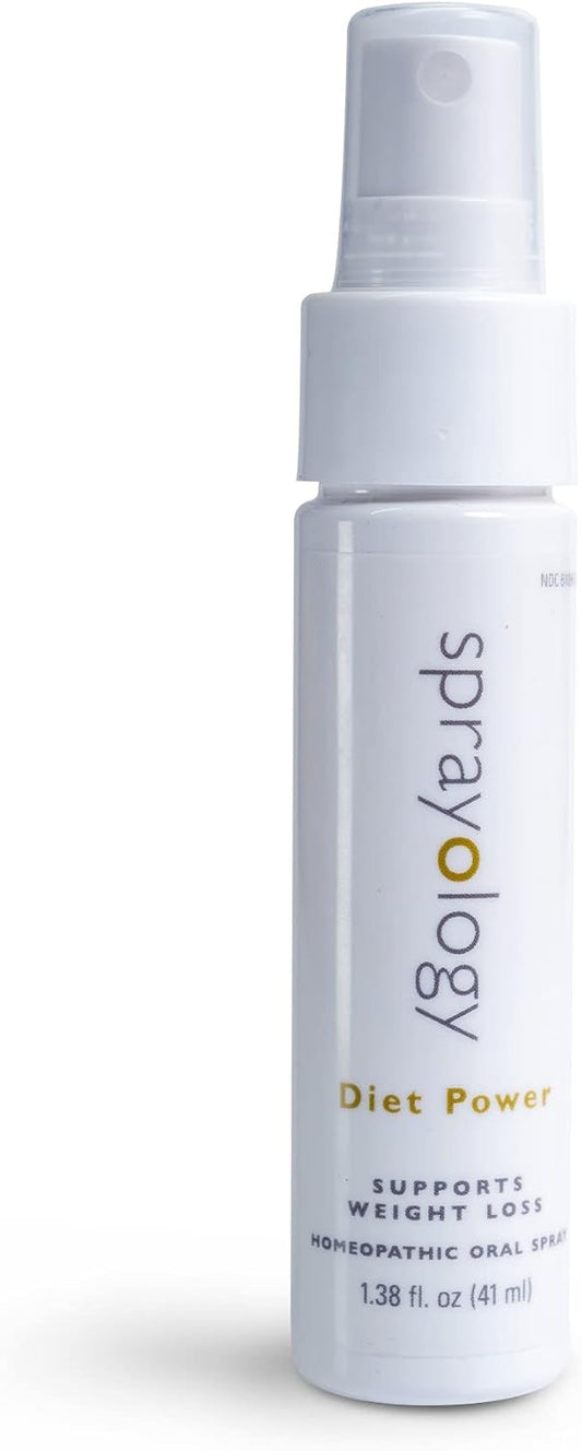 Sprayology Diet Power - Natural Weight Loss Support Spray | Combats Water Retention & Low Energy | Gluten & Dairy Free Homeopathic Remedy (1.38 fl oz)