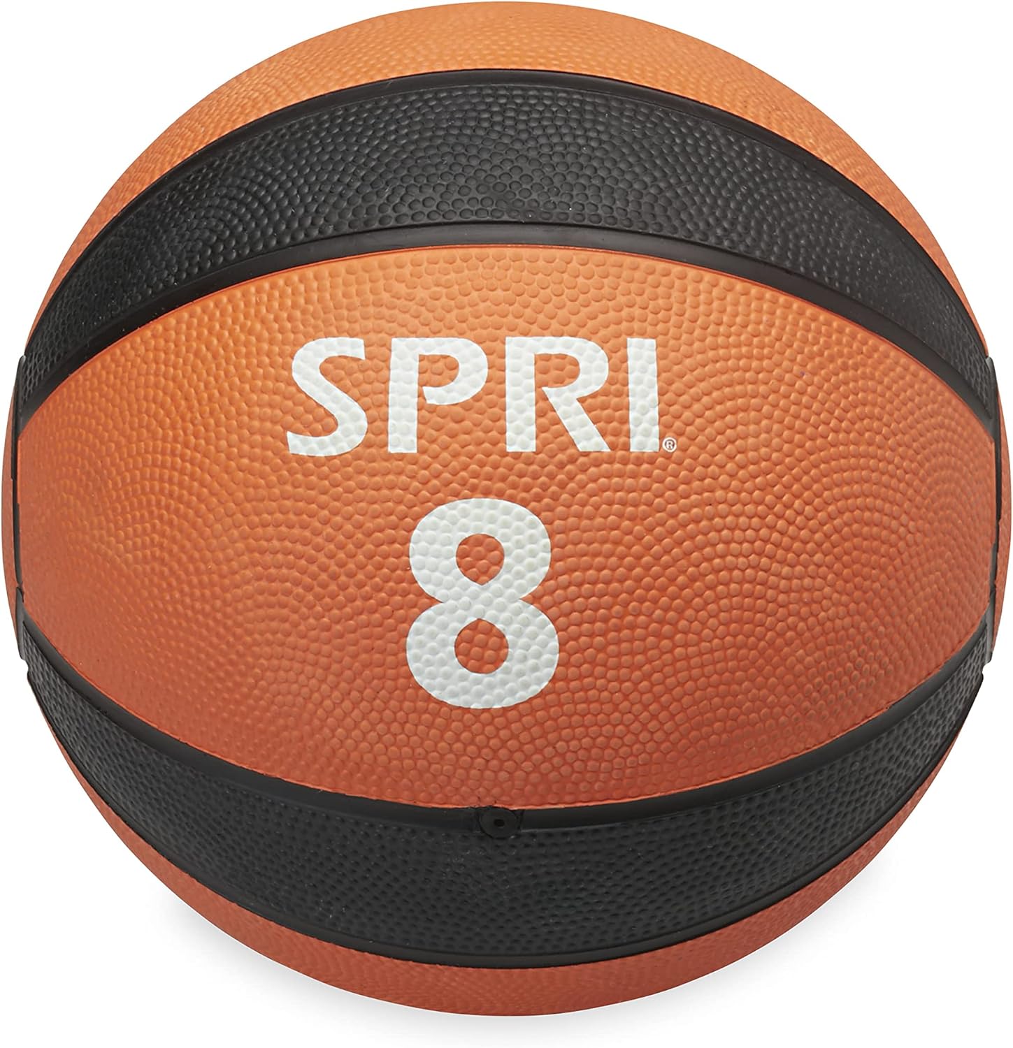 SPRI Medicine Ball for Endurance Training - Heavy-Duty Textured Surface - Easy-to-Read Weight Label - Multi-Use Fitness Tool