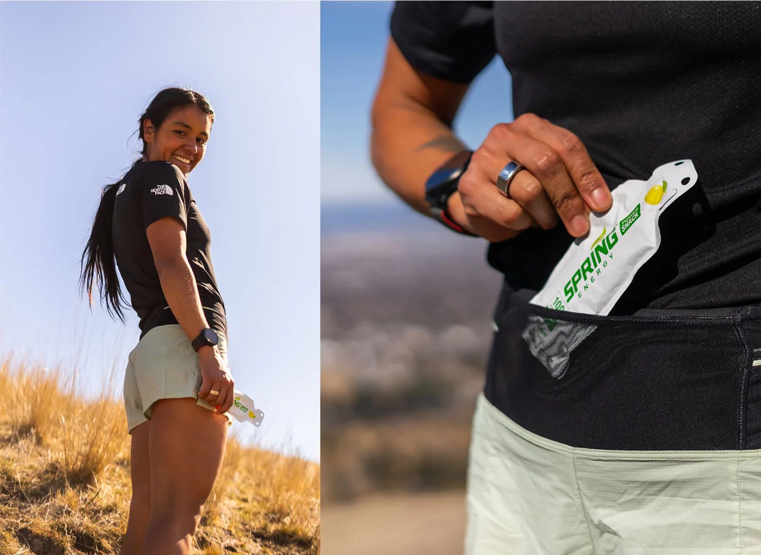Spring Energy Lemon Power Snack: High Caffeine Energy Boost, 100 Kcal, 20 Pack