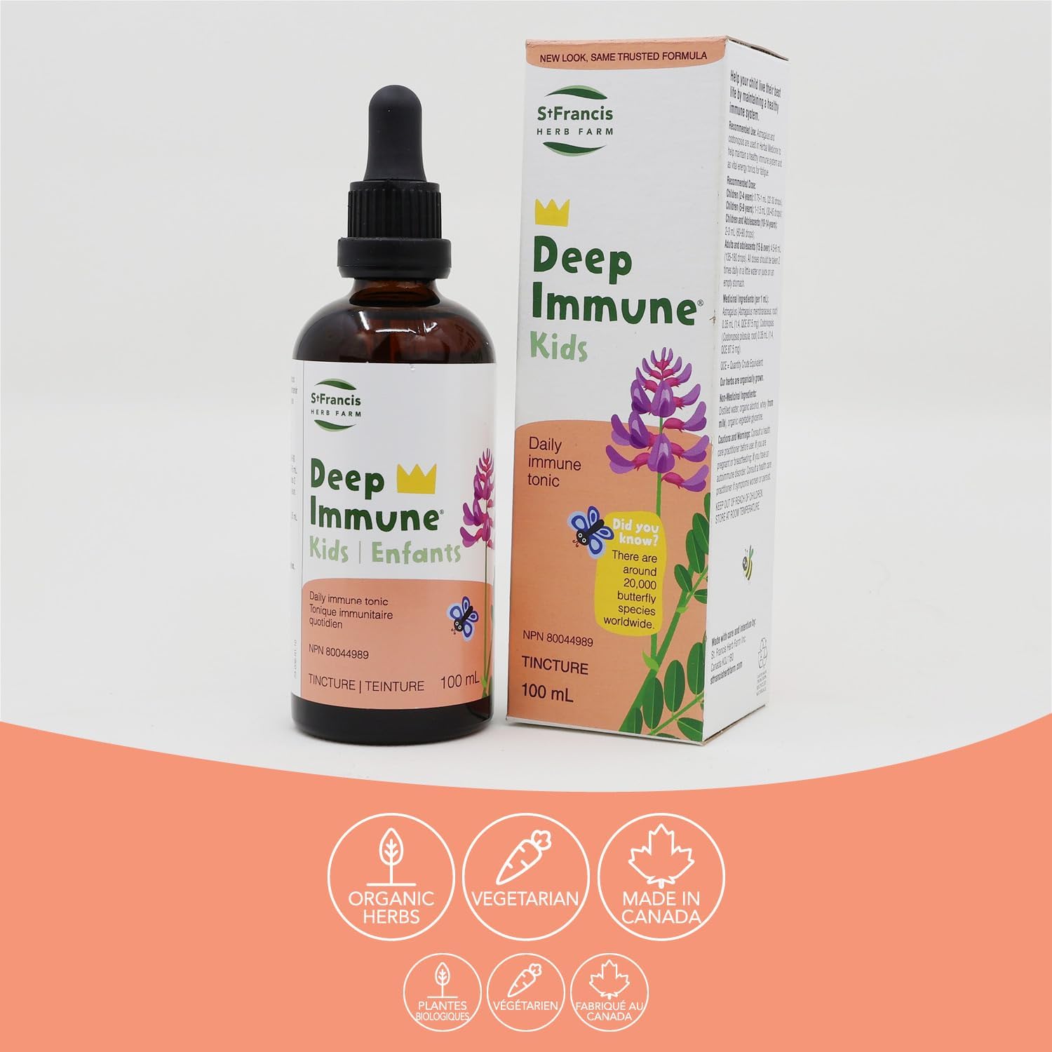 St. Francis Herb Farm Deep Immune for Children - 50 ML - Natural Immune Support Formula