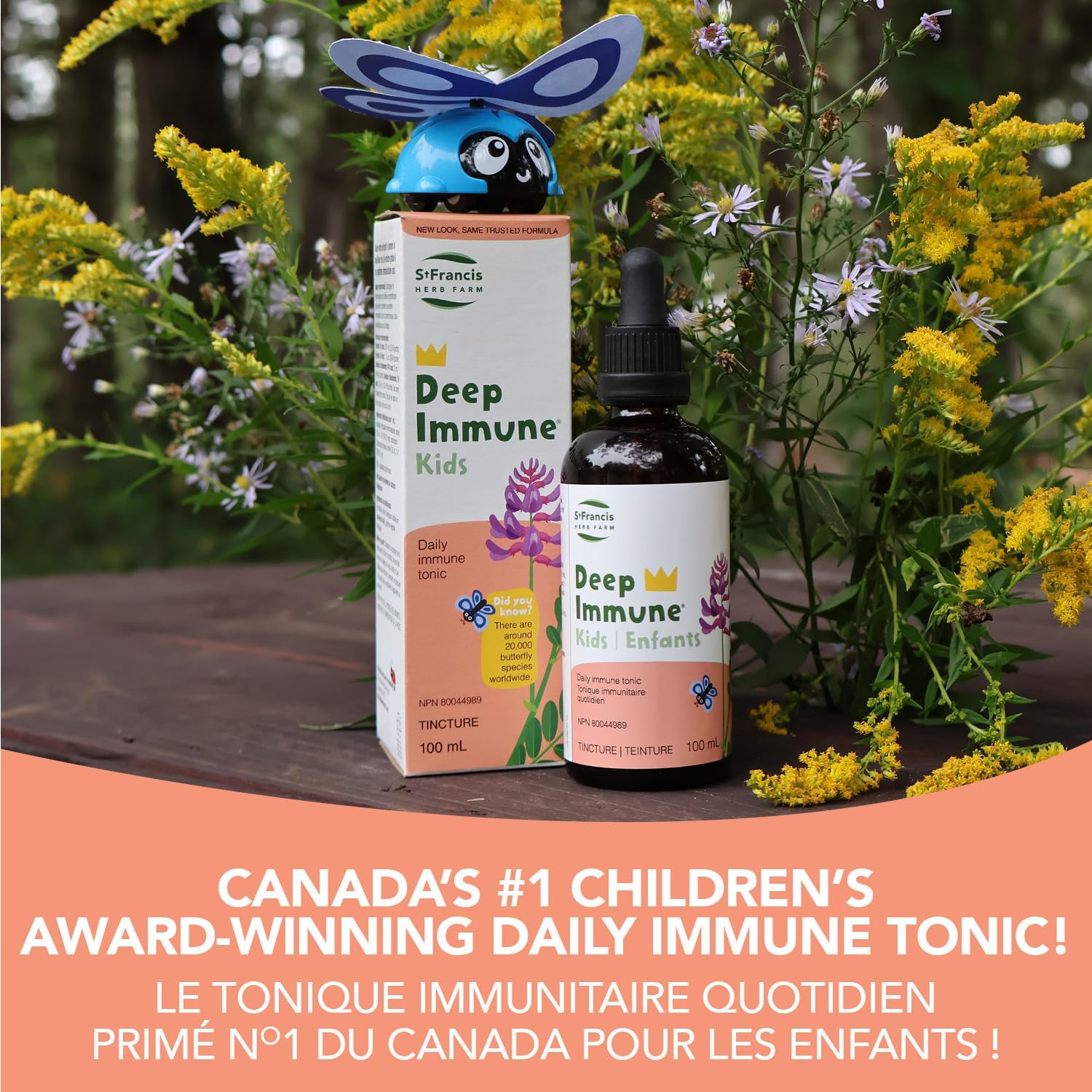 St. Francis Herb Farm Deep Immune for Children - 50 ML - Natural Immune Support Formula