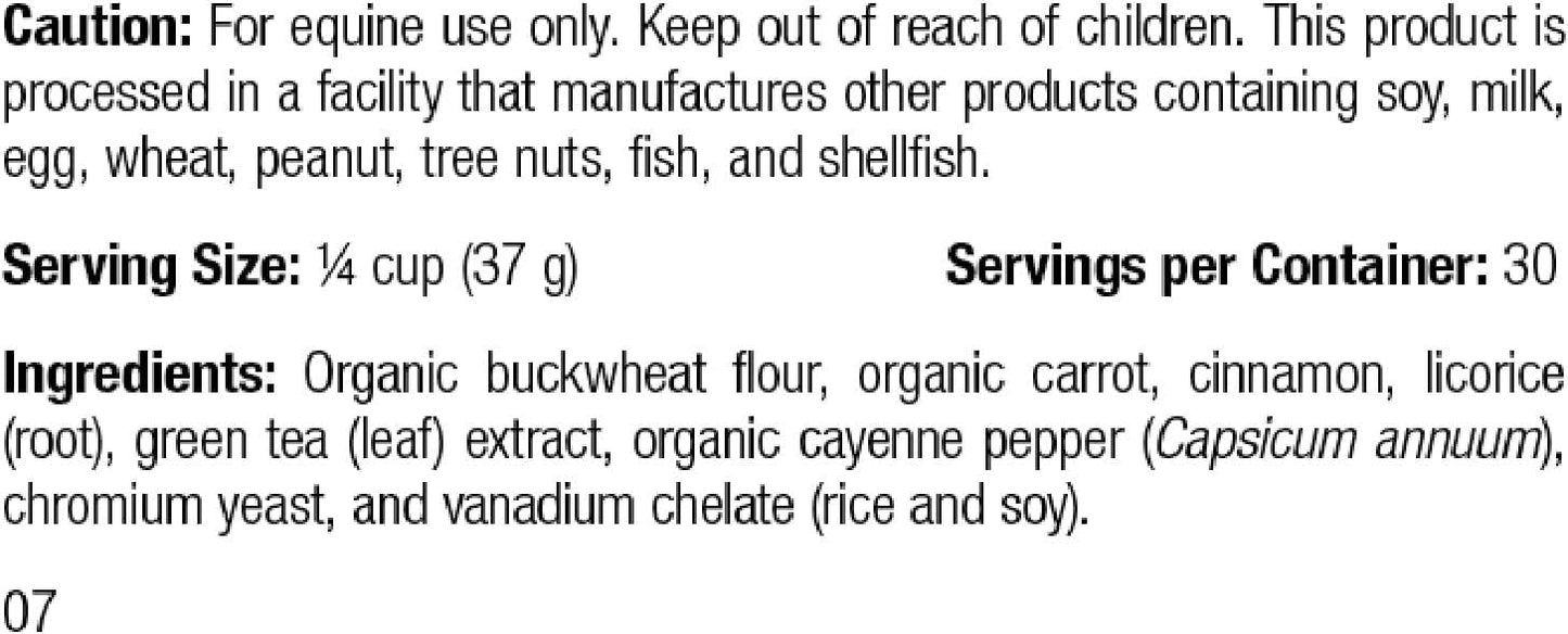 Standard Process Equine Metabolic Support Powder - Whole Food Horse Supplement with Green Tea & Cayenne Pepper - 1134 g