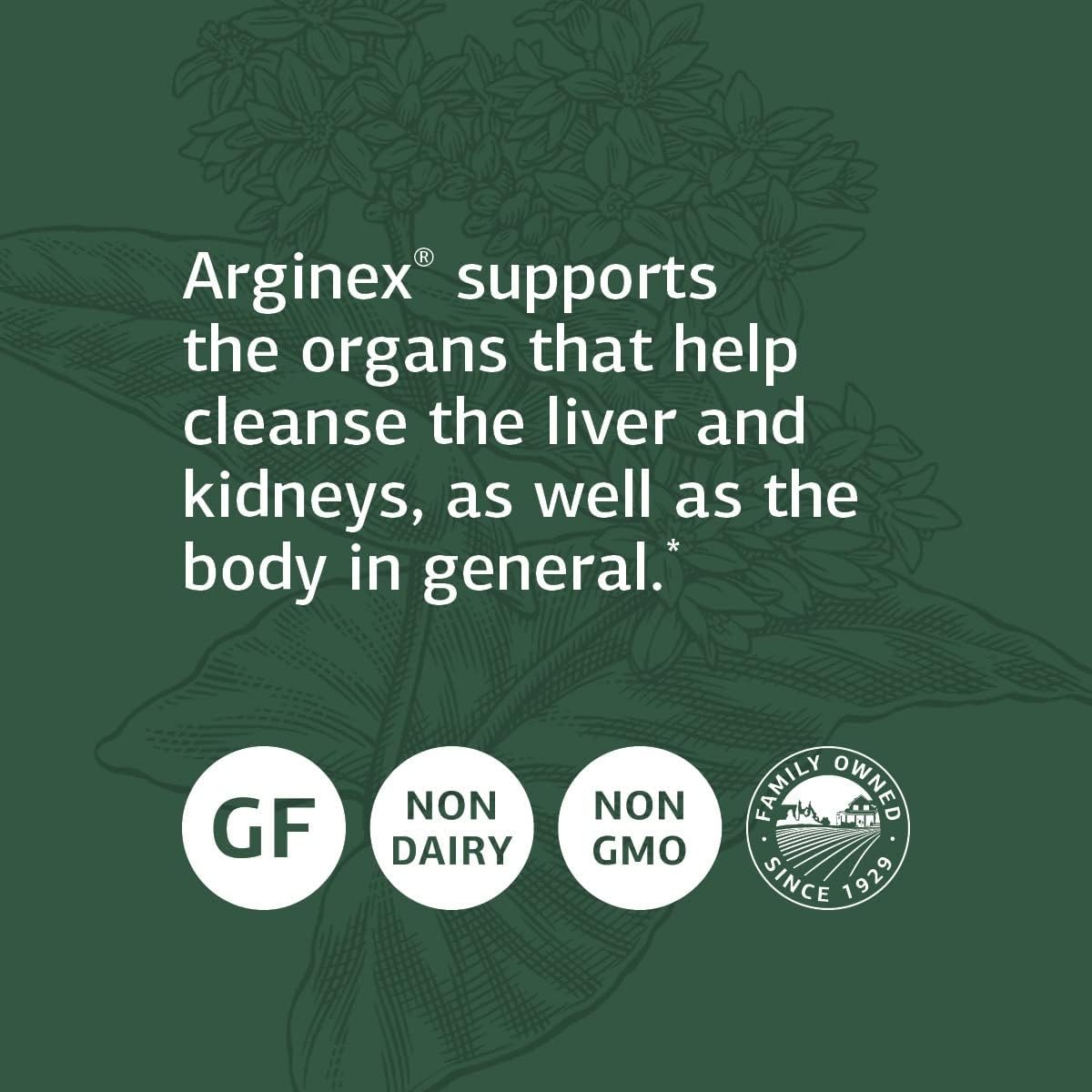 Standard Process Inc. Arginex - Liver Support & Kidney Health Supplement - Whole Food Formula with Vitamin A - 90 Tablets