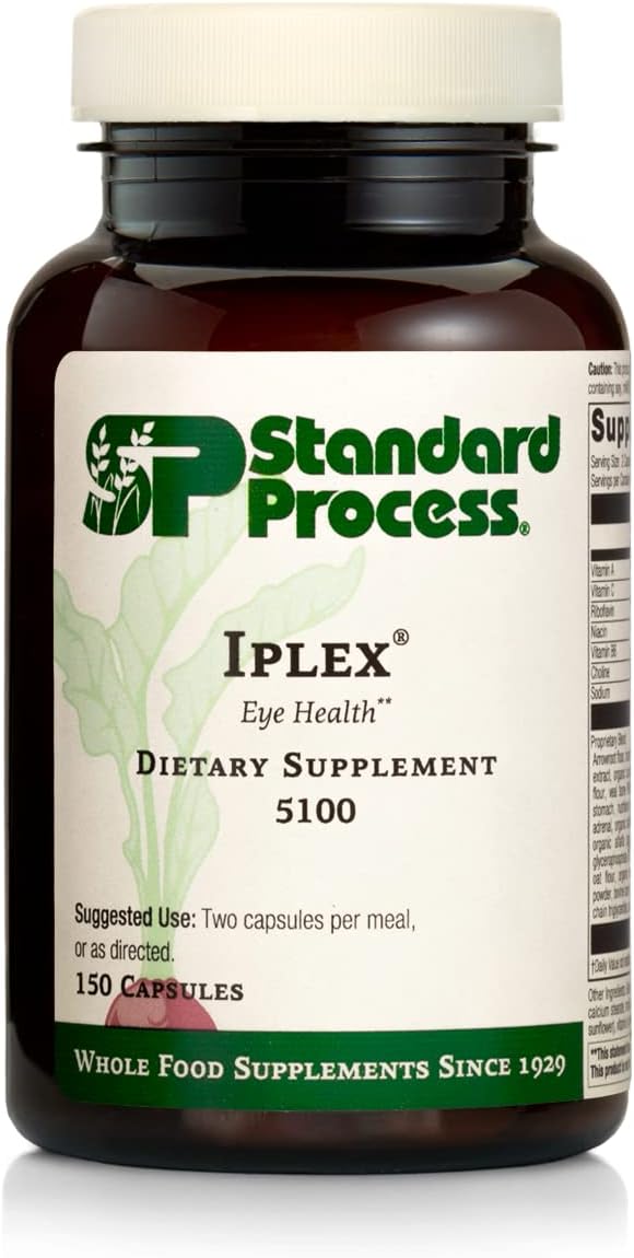 Standard Process Iplex: Whole Food Supplement for Vascular and Eye Health - 150 Capsules