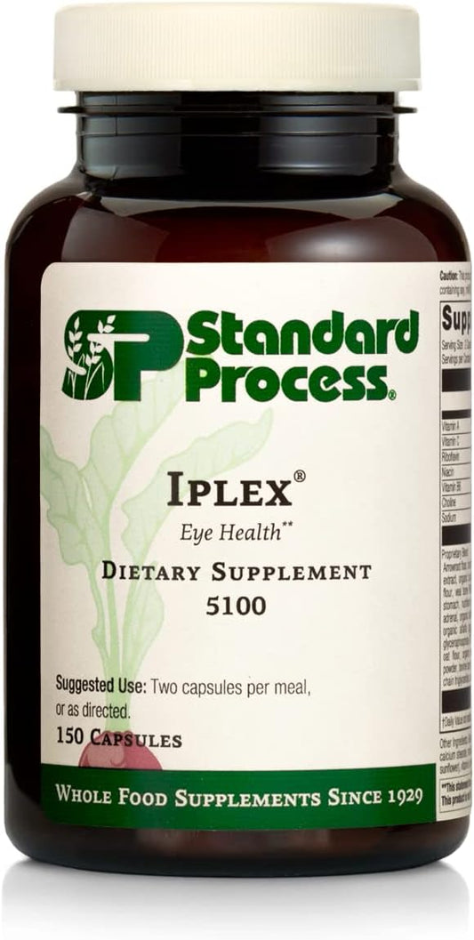 Standard Process Iplex: Whole Food Supplement for Vascular and Eye Health - 150 Capsules