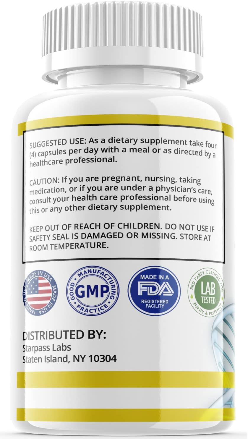 StarPass Labs Resurge Advanced Deep Sleep Melatonin Aid Formula - 120 Capsules