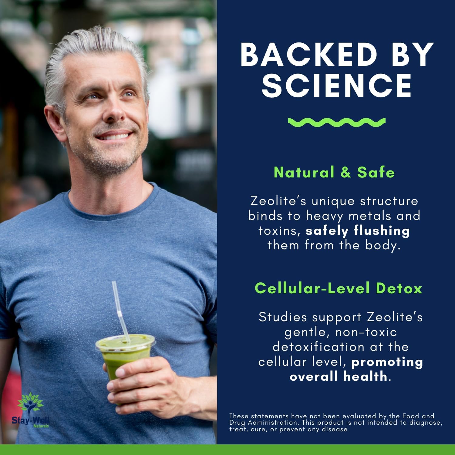 Stay-Well Naturals Heavy Metal Detox Gummies with Zeolite, Chlorella, Milk Thistle, Shilajit, and Iodine - Total Toxin Cleanse and Fluoride Detox, 60 Mixed Berry Gummies