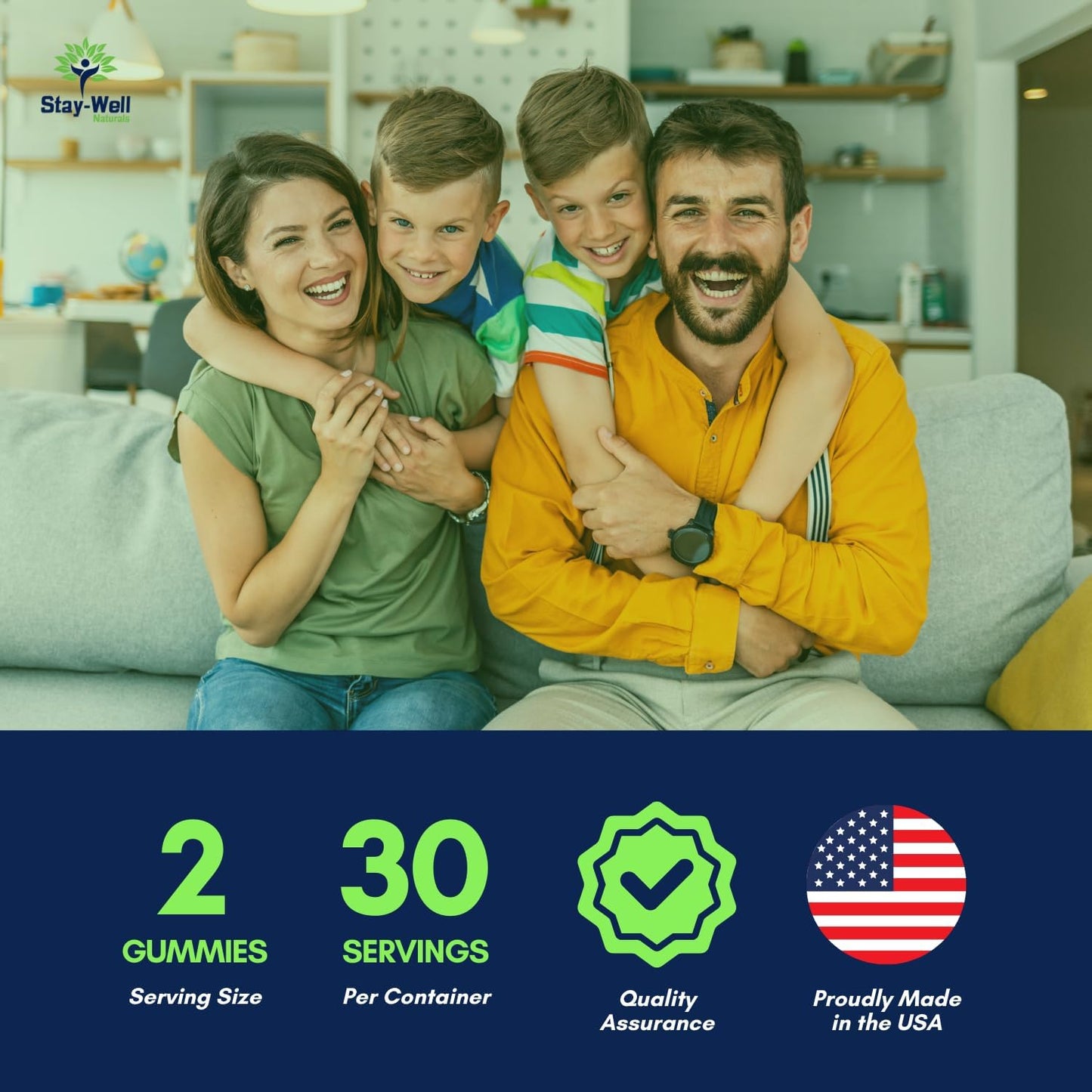 Stay-Well Naturals Heavy Metal Detox Gummies with Zeolite, Chlorella, Milk Thistle, Shilajit, and Iodine - Total Toxin Cleanse and Fluoride Detox, 60 Mixed Berry Gummies