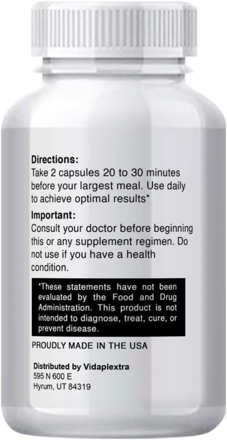 Steel Flow Pro Advanced Capsules - 2 Pack of VIDAPLEXTRA Steel Flow Pro Capsules (120 Capsules)
