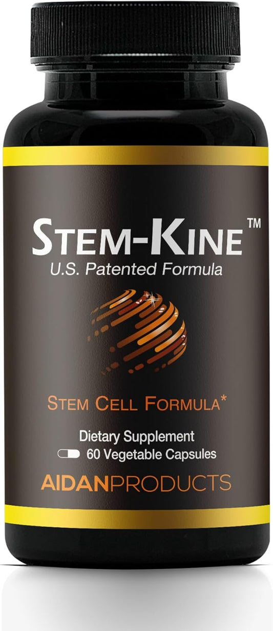 Stem-Kine Stem Cell Supplements - Increase Circulating Stem Cells for Aging Support - 60 Capsules