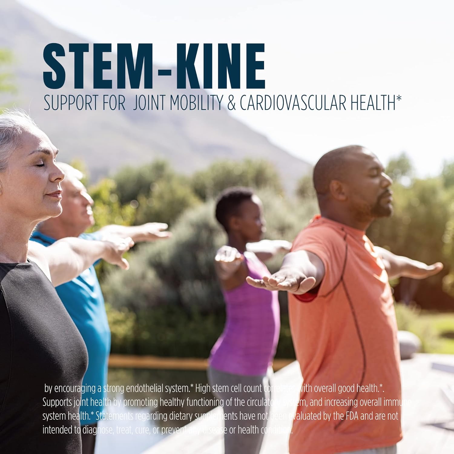 Stem-Kine Stem Cell Supplements - Increase Circulating Stem Cells for Aging Support - 60 Capsules