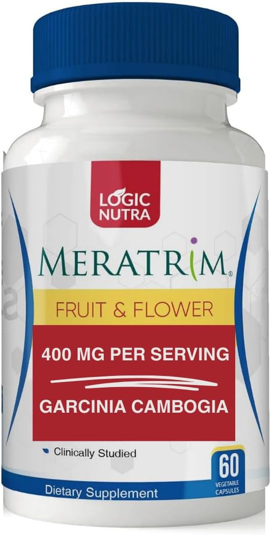 Stimulant-Free Garcinia Mangostana Extract Capsules - Logic Nutra Meratrim Blend (400mg, 60ct)