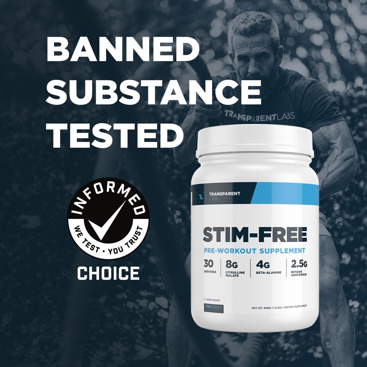 Stimulant-Free Pre-Workout Powder with Beta Alanine, Citrulline Malate, & elevATP - Peach Mango Flavor for Men and Women - 30 Servings