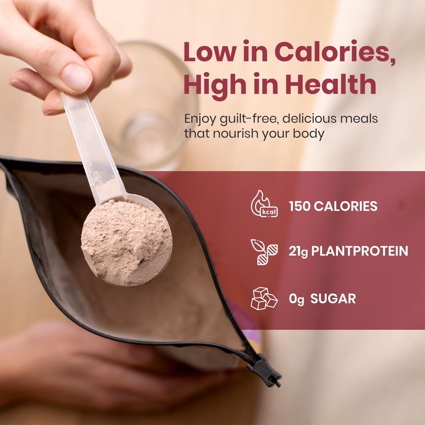 Strawberry Banana Vegan Protein Powder with Superfoods, Probiotics, and Plant-Based Protein - Dairy-Free and Keto-Friendly Meal Replacement Shake (15 Servings)