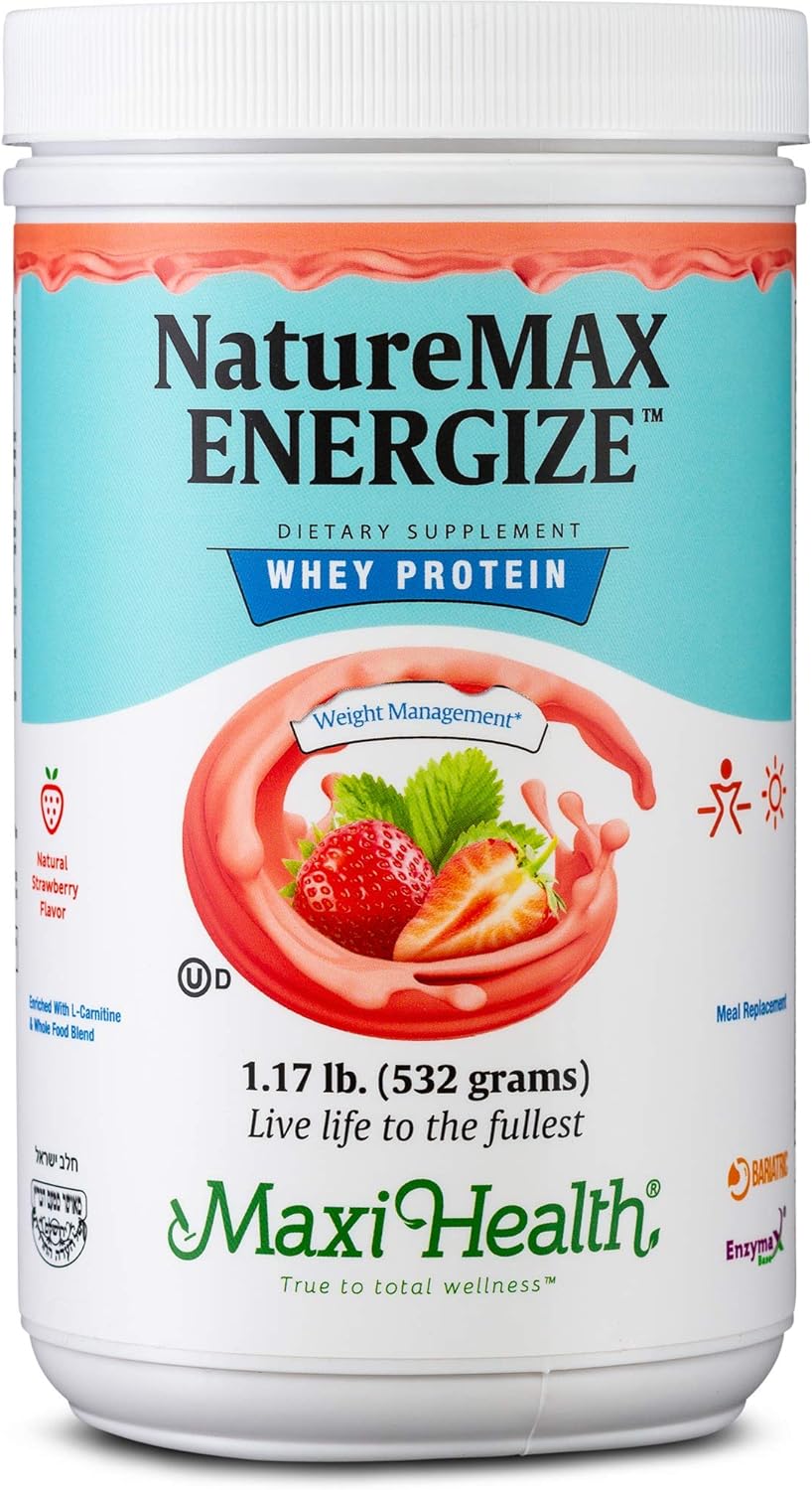 Strawberry Flavored Maxi Health Naturemax Energize Supplement