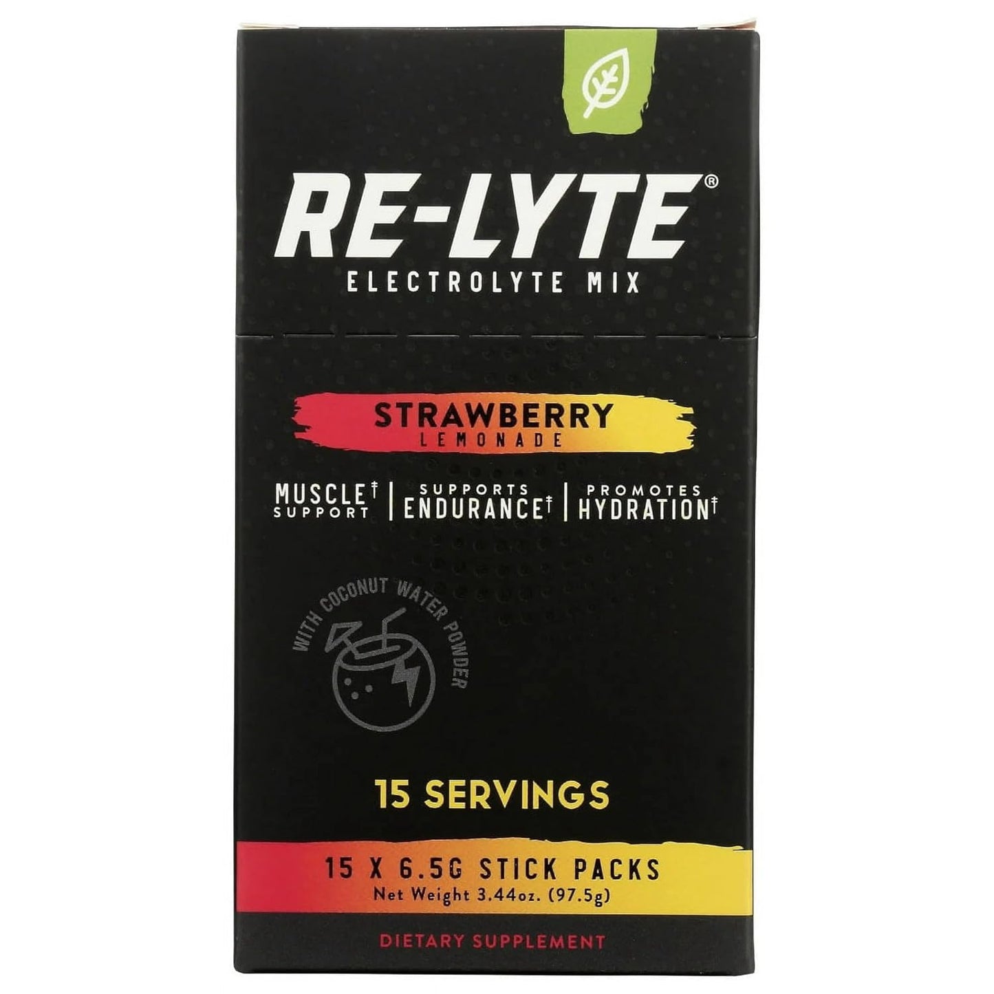 Strawberry Lemonade Electrolyte Drink Mix - 15 Servings Packets 3.44 oz.