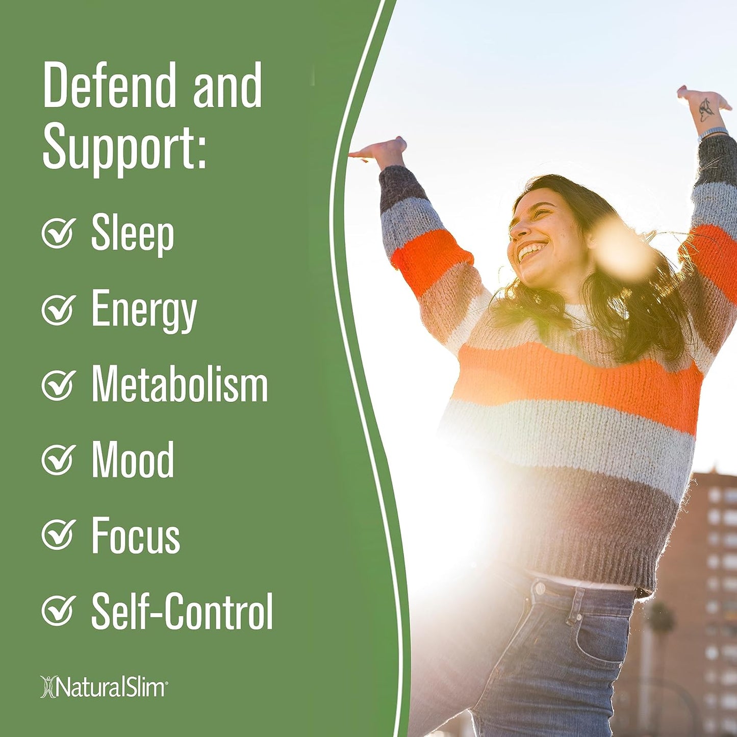 Stress Defender L Tyrosine & Vitamin B5 Natural Supplements - Energy & Focus Support - 180 Capsules (2 Pack)