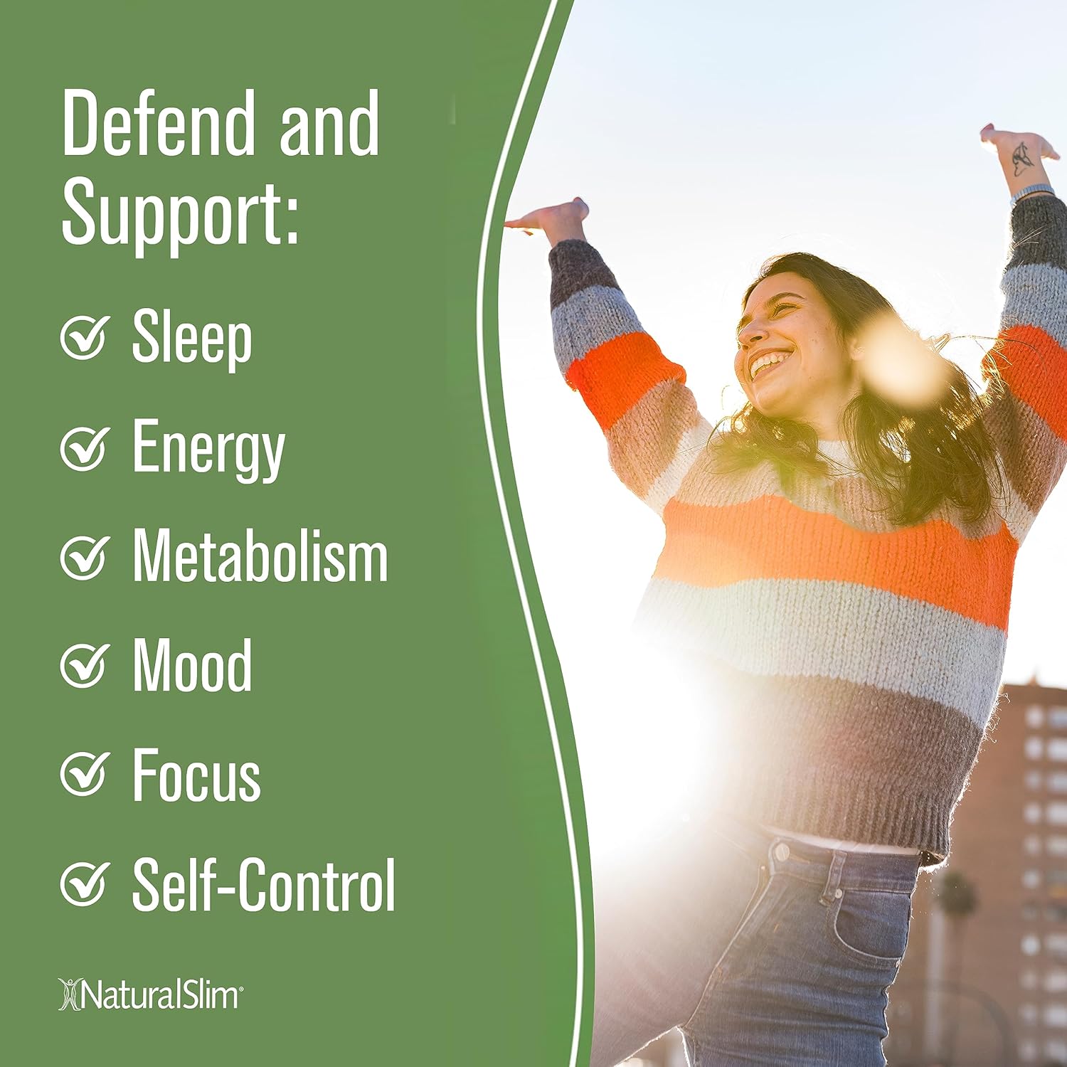 Stress Defender L Tyrosine & Vitamin B5 Natural Supplements - Energy & Focus Support - 180 Capsules (2 Pack)