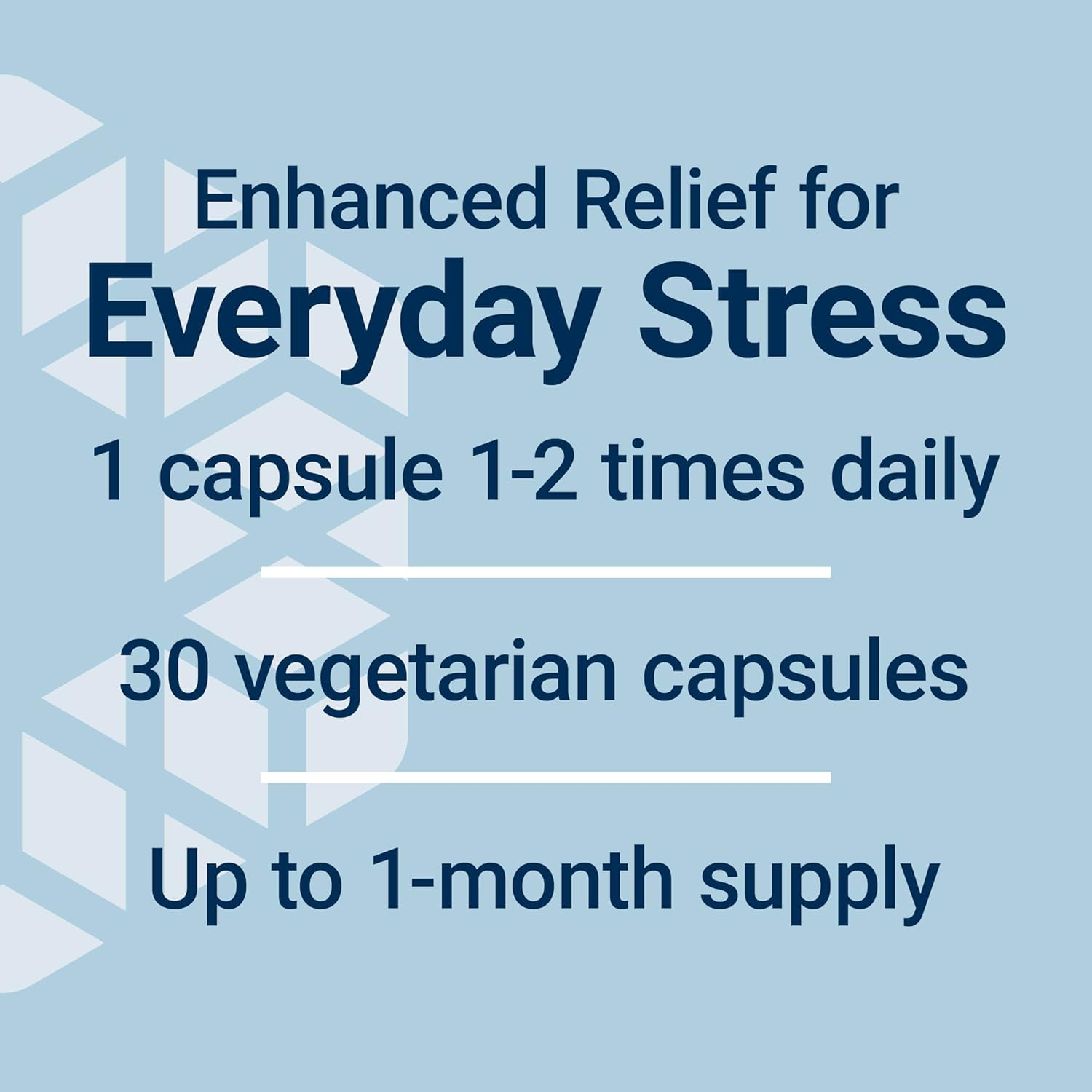 Stress Relief Supplement with Lemon Balm Extract and L-Theanine - Gluten-Free and Non-GMO Vegetarian Capsules, 30 Count