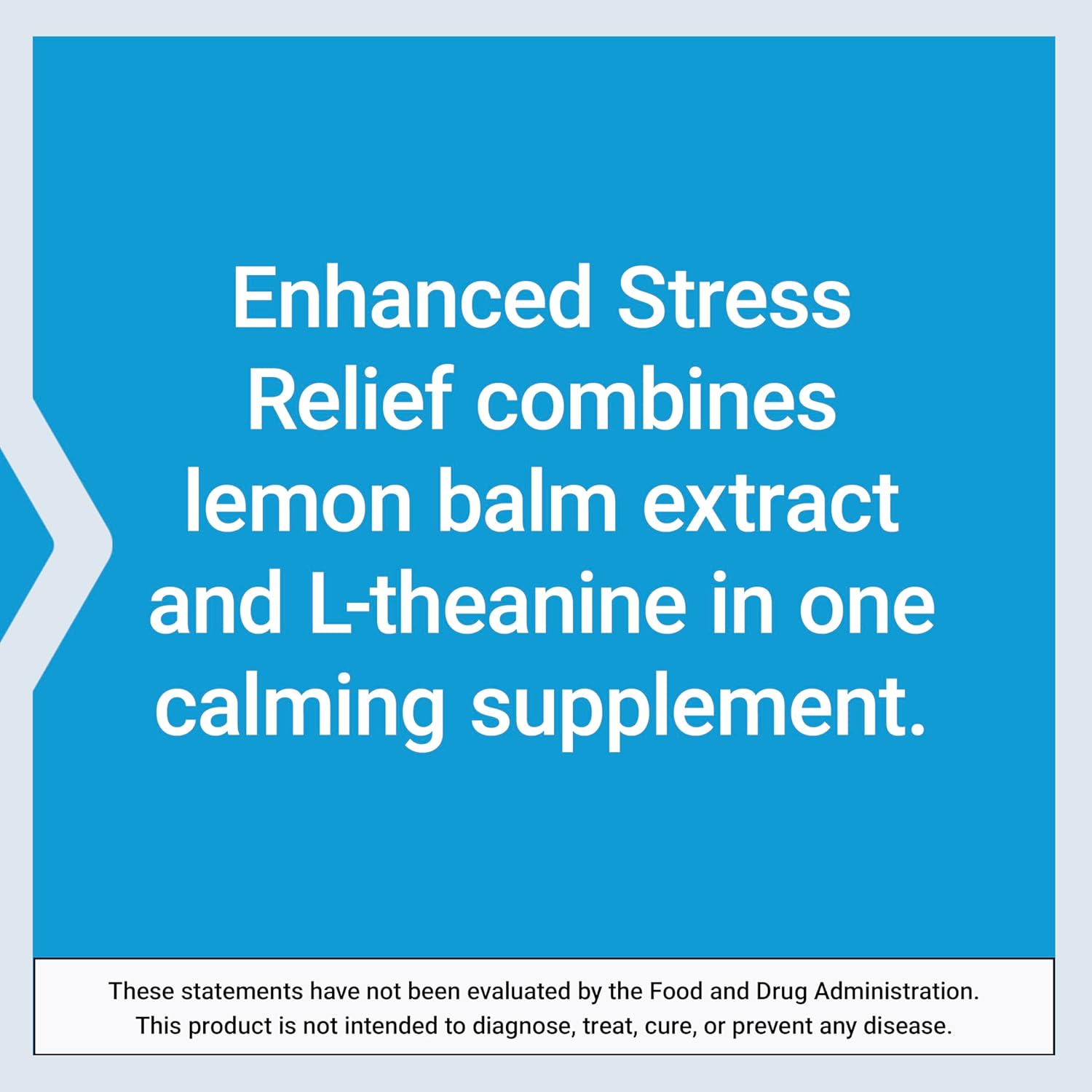 Stress Relief Supplement with Lemon Balm Extract and L-Theanine - Gluten-Free and Non-GMO Vegetarian Capsules, 30 Count