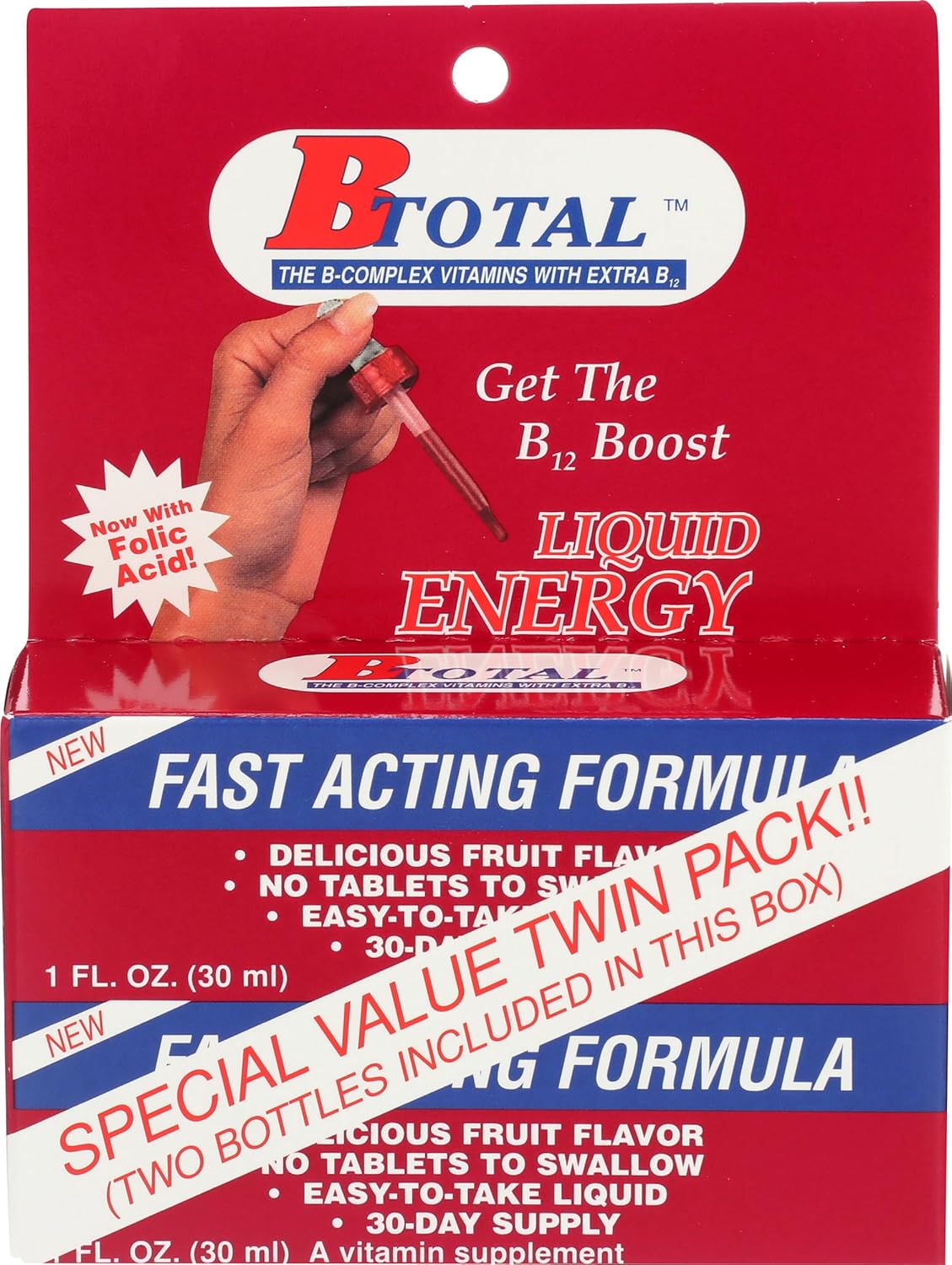 SUBLING B-Total Bonus PAK Sublingual Products, 2 Fluid Ounces