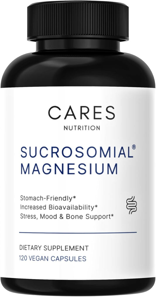 Sucrosomial Magnesium Supplement - 300mg Patented Formula for Superior Absorption with No Stomach Upset or Discomfort