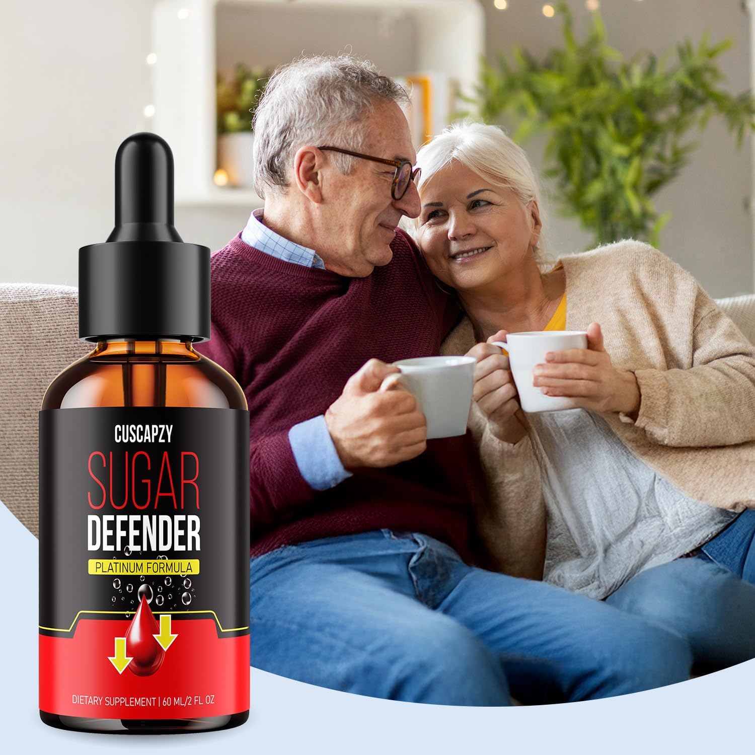 Sugar Defender Drops - Official Liquid Formula, Pack of 6, No Prescription Needed